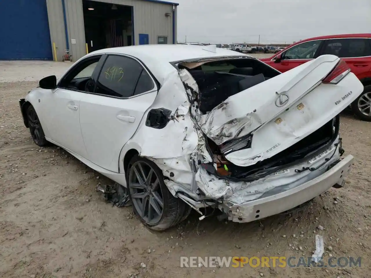 3 Photograph of a damaged car JTHGZ1B21L5036830 LEXUS IS 2020