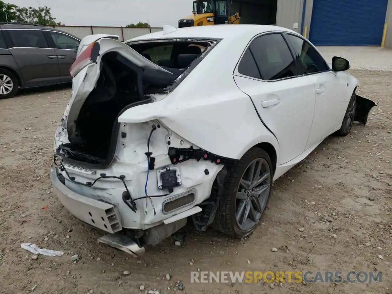 4 Photograph of a damaged car JTHGZ1B21L5036830 LEXUS IS 2020