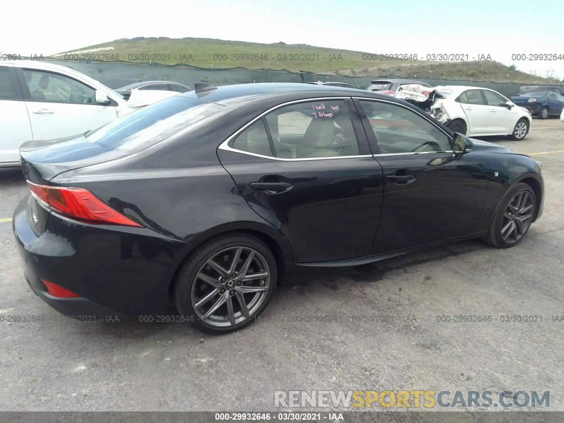 4 Photograph of a damaged car JTHGZ1B22L5036982 LEXUS IS 2020