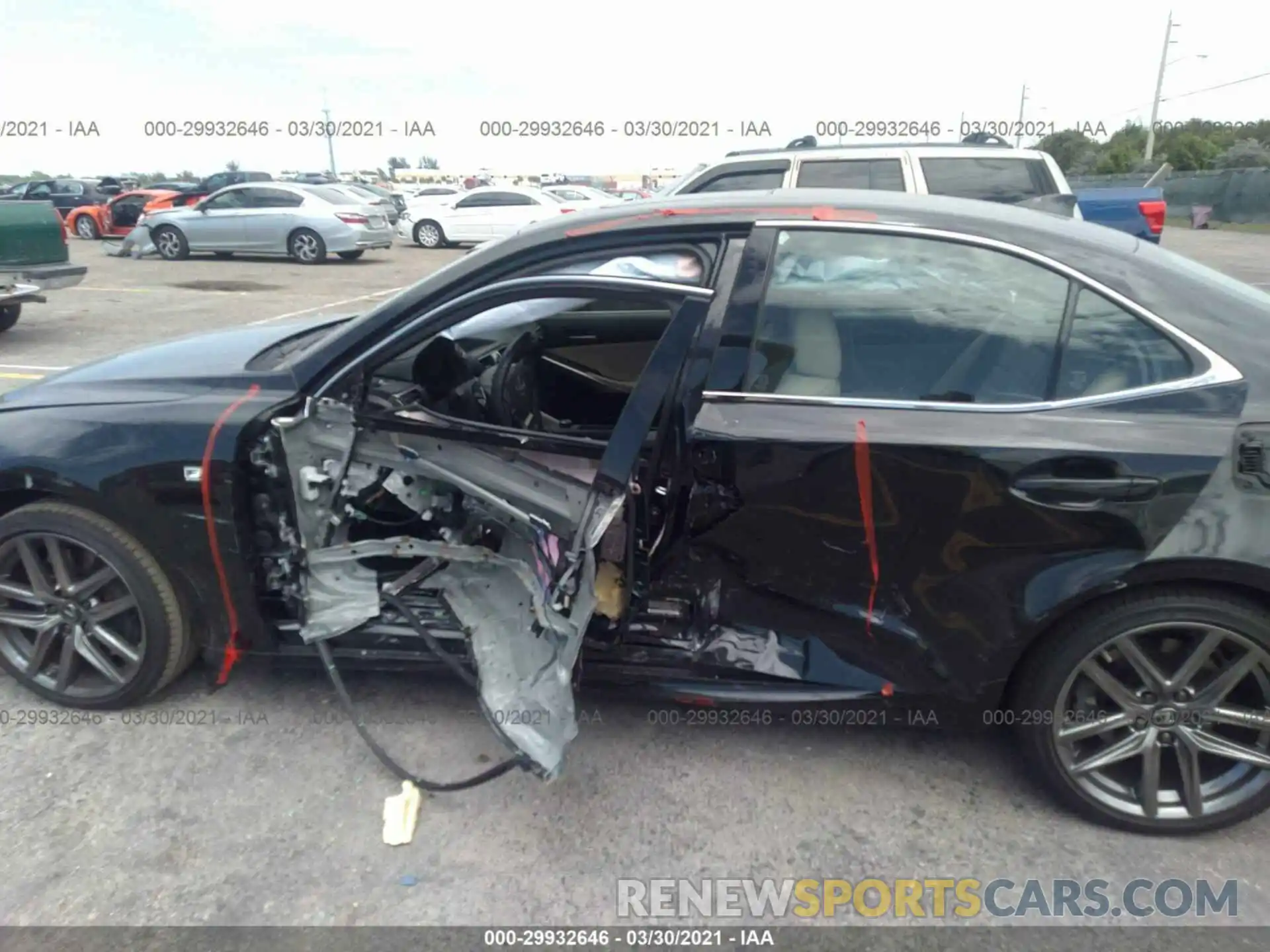 6 Photograph of a damaged car JTHGZ1B22L5036982 LEXUS IS 2020