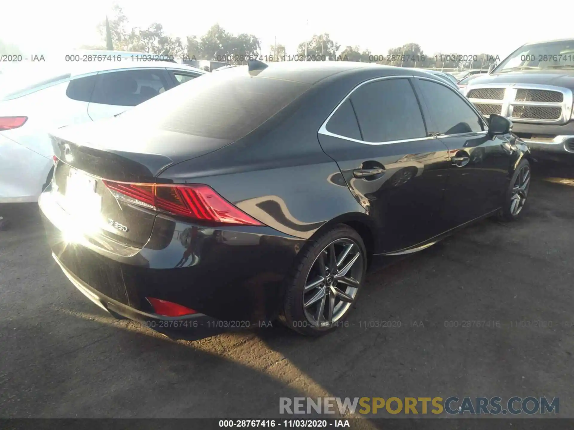 4 Photograph of a damaged car JTHGZ1B23L5036862 LEXUS IS 2020