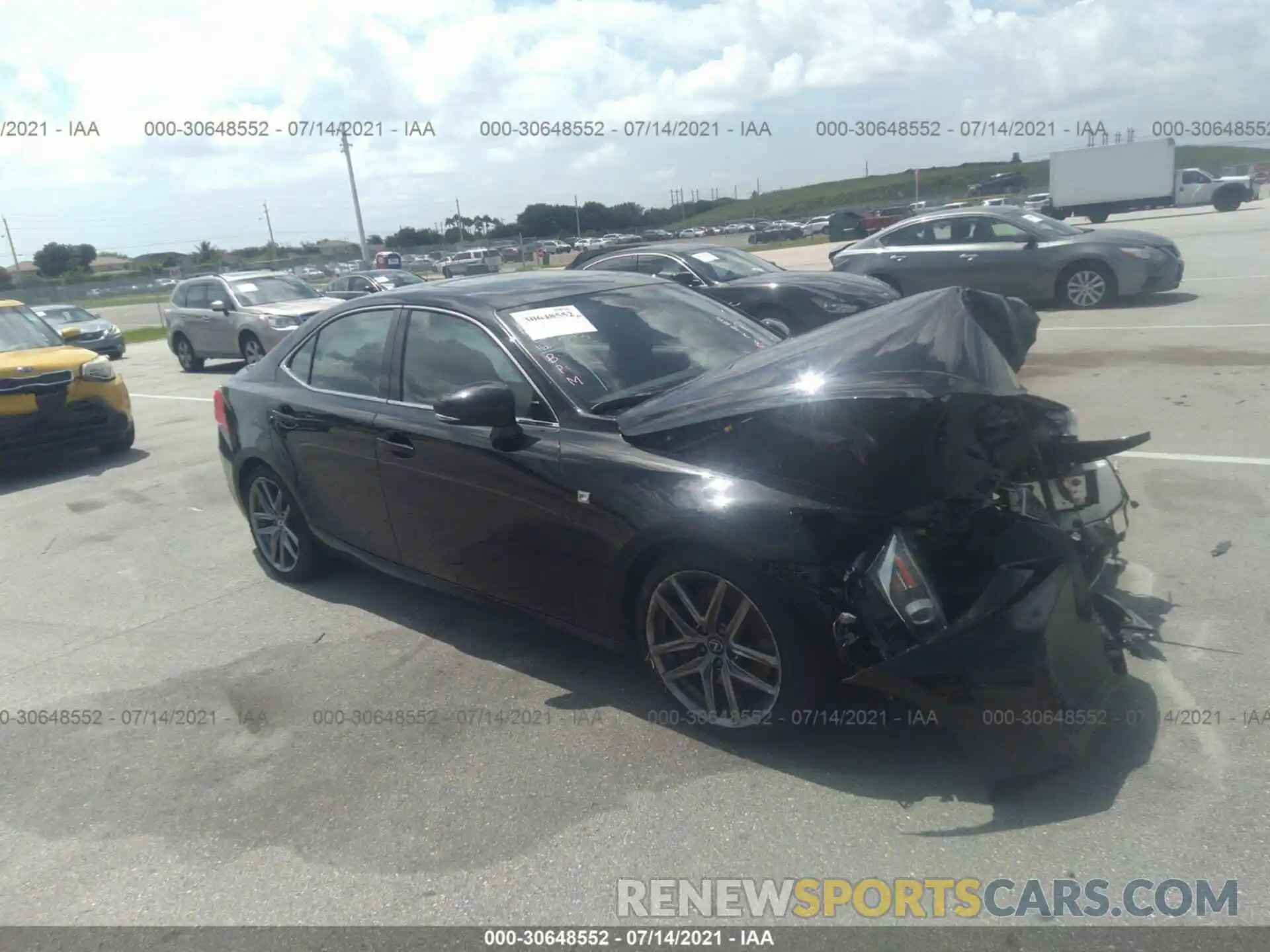 1 Photograph of a damaged car JTHGZ1B23L5037011 LEXUS IS 2020