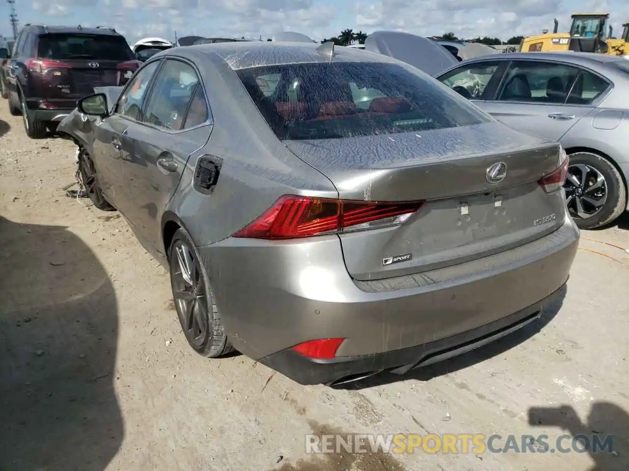 3 Photograph of a damaged car JTHGZ1B24L5036420 LEXUS IS 2020