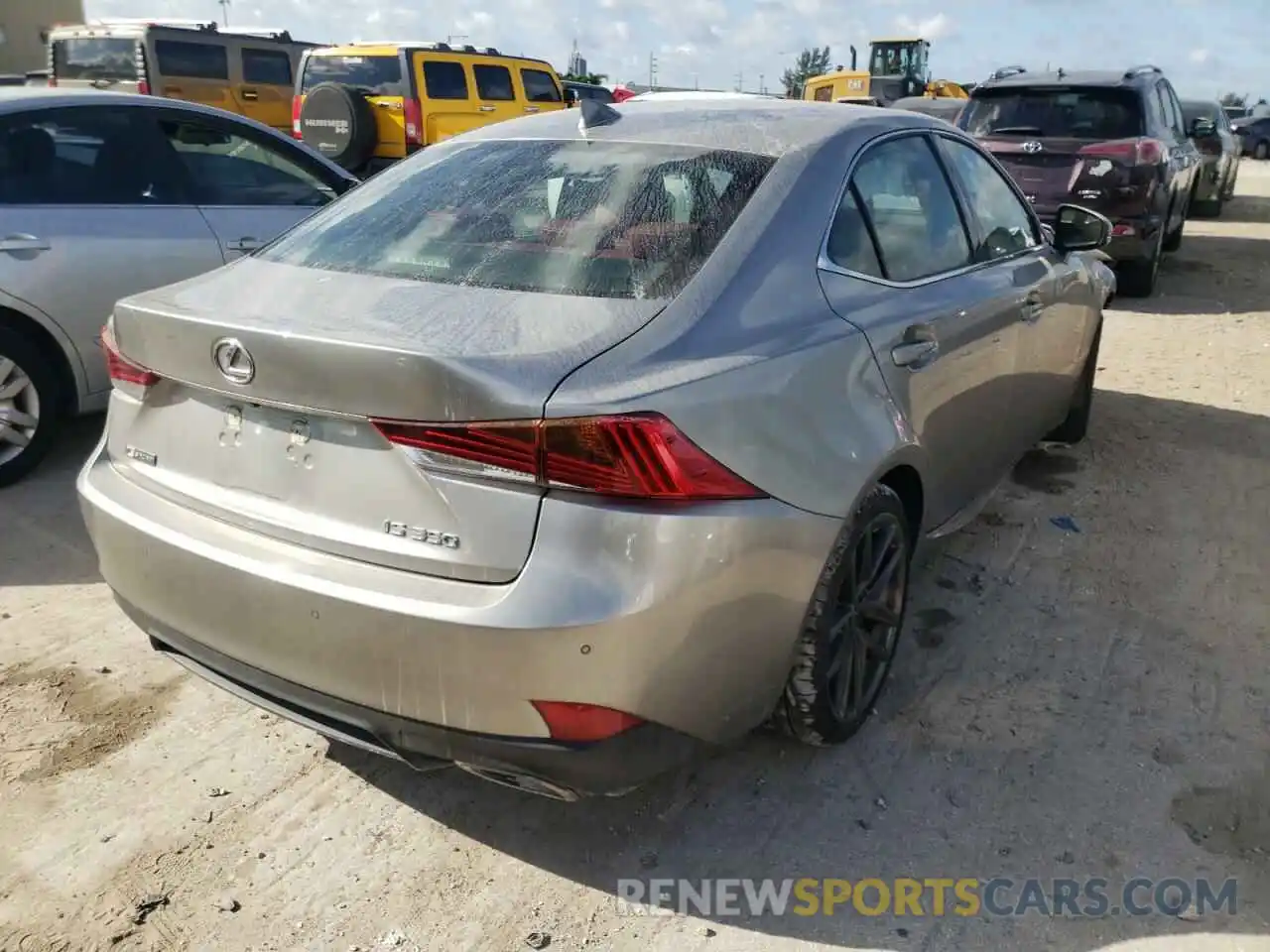 4 Photograph of a damaged car JTHGZ1B24L5036420 LEXUS IS 2020