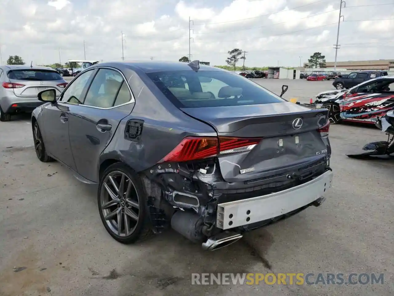 3 Photograph of a damaged car JTHGZ1B24L5036756 LEXUS IS 2020