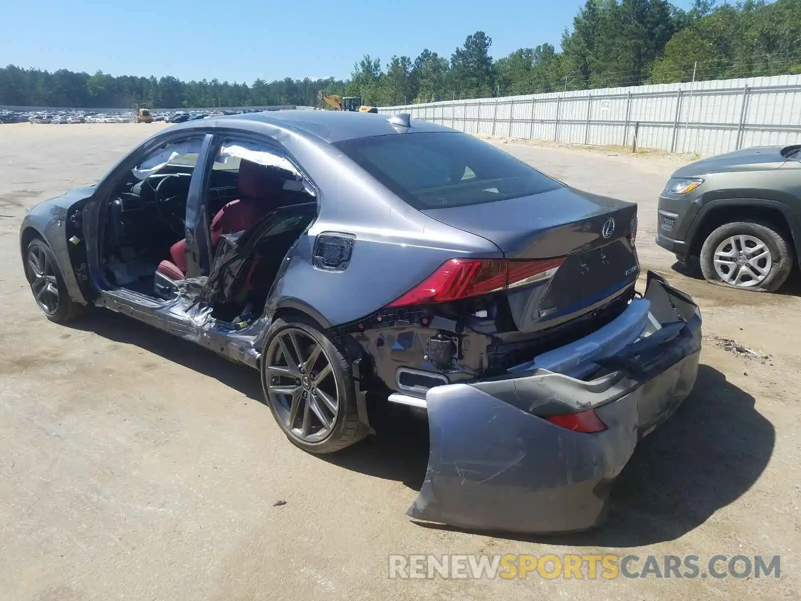 3 Photograph of a damaged car JTHGZ1B25L5035292 LEXUS IS 2020