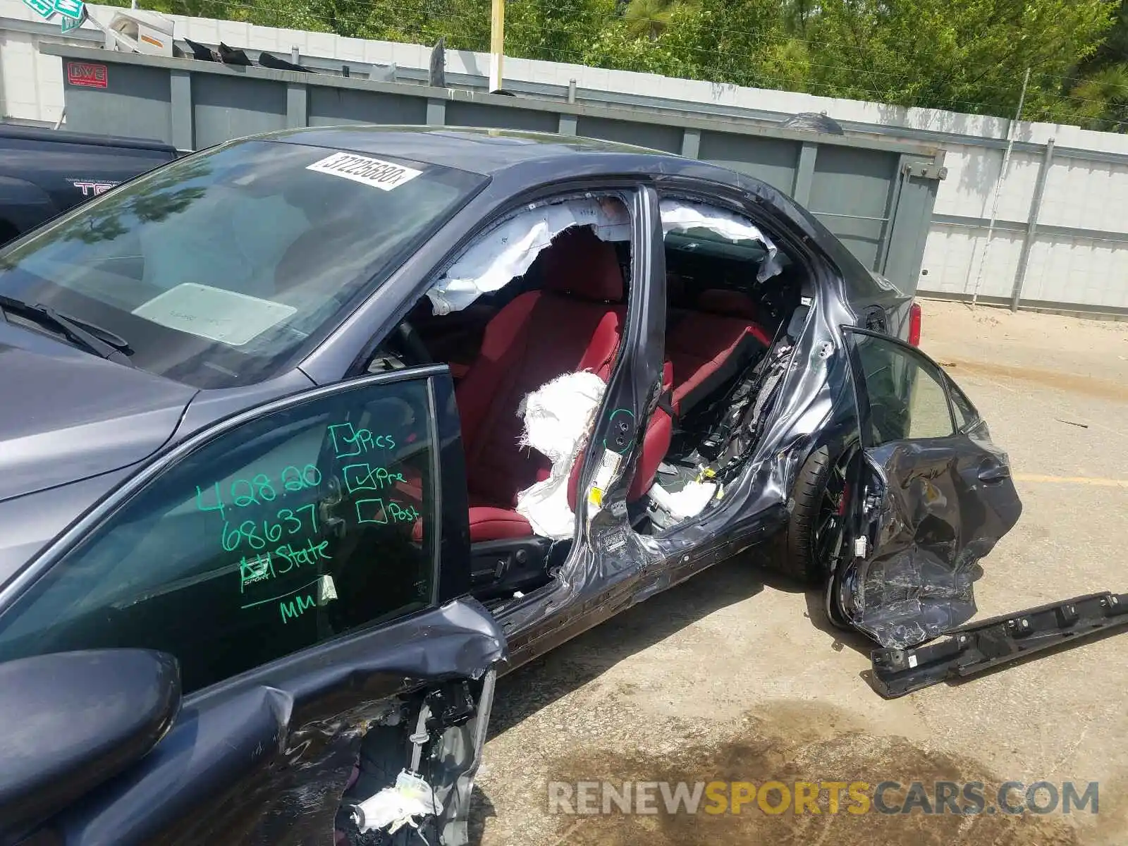 9 Photograph of a damaged car JTHGZ1B25L5035292 LEXUS IS 2020