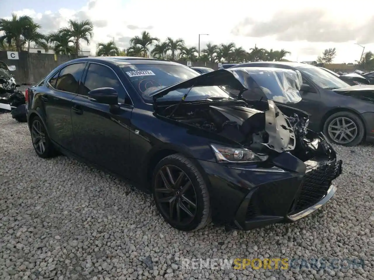 1 Photograph of a damaged car JTHGZ1B25L5036071 LEXUS IS 2020