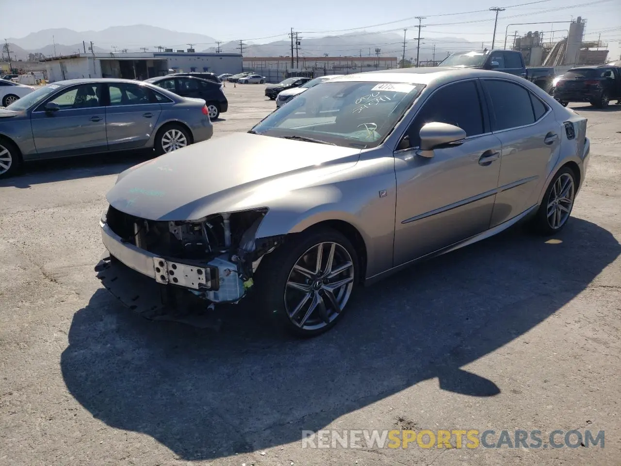 2 Photograph of a damaged car JTHGZ1B27L5036279 LEXUS IS 2020