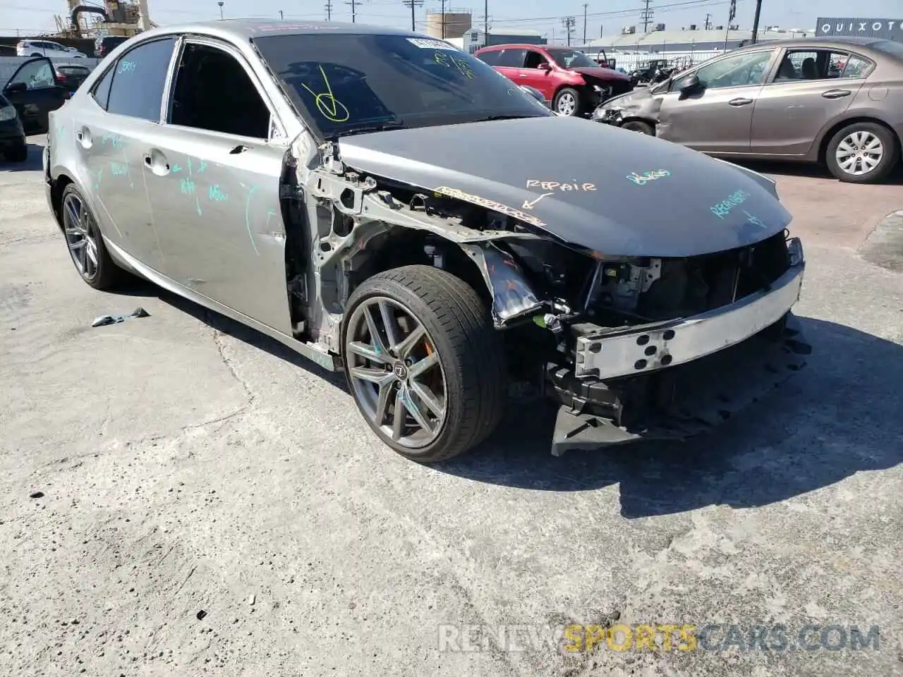 9 Photograph of a damaged car JTHGZ1B27L5036279 LEXUS IS 2020