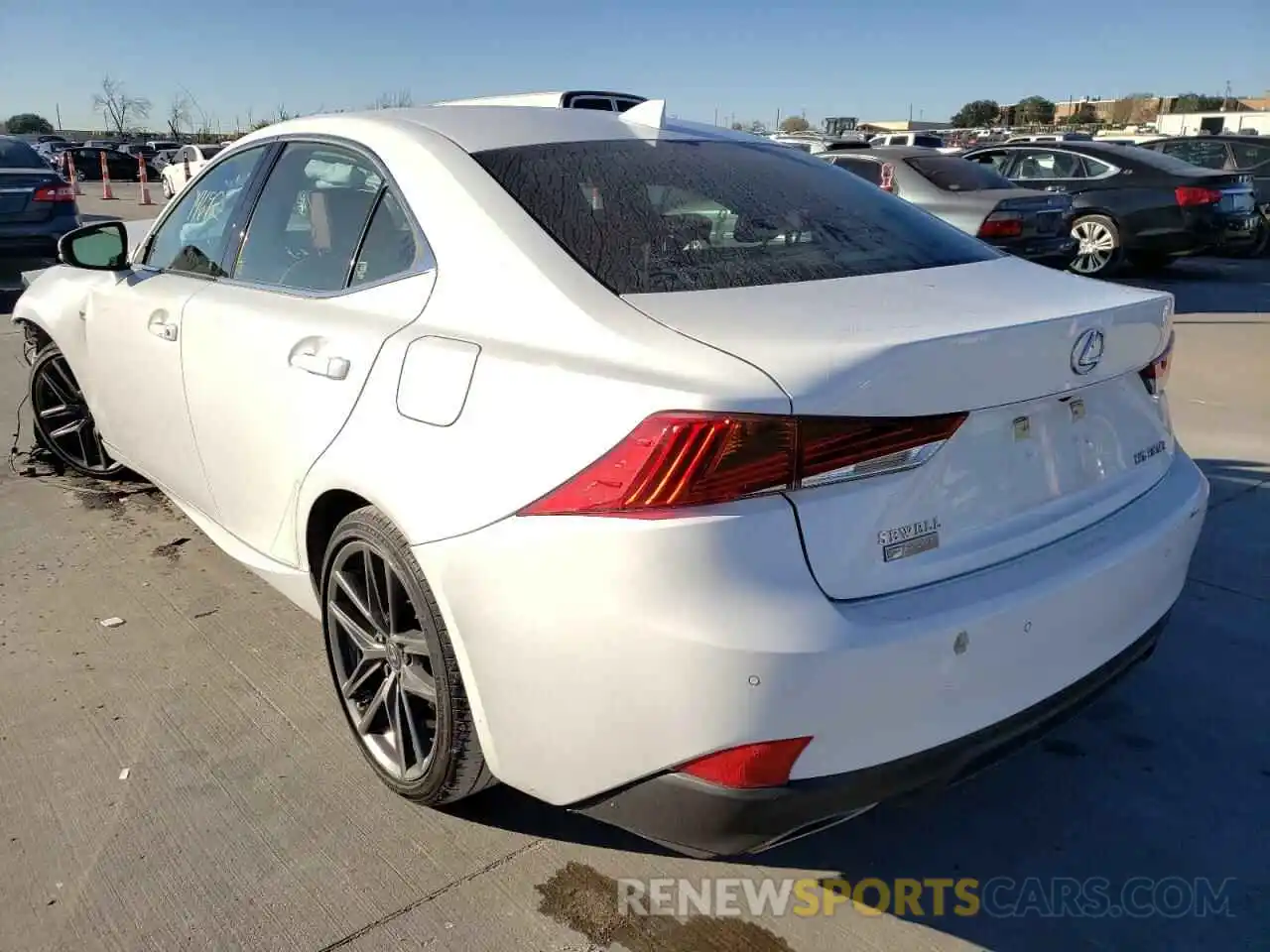 3 Photograph of a damaged car JTHGZ1B28L5035478 LEXUS IS 2020