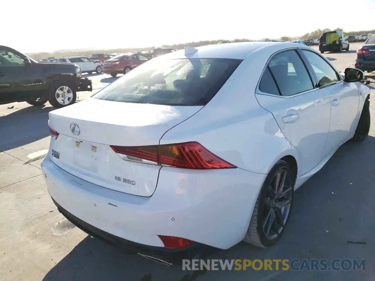 4 Photograph of a damaged car JTHGZ1B28L5035478 LEXUS IS 2020