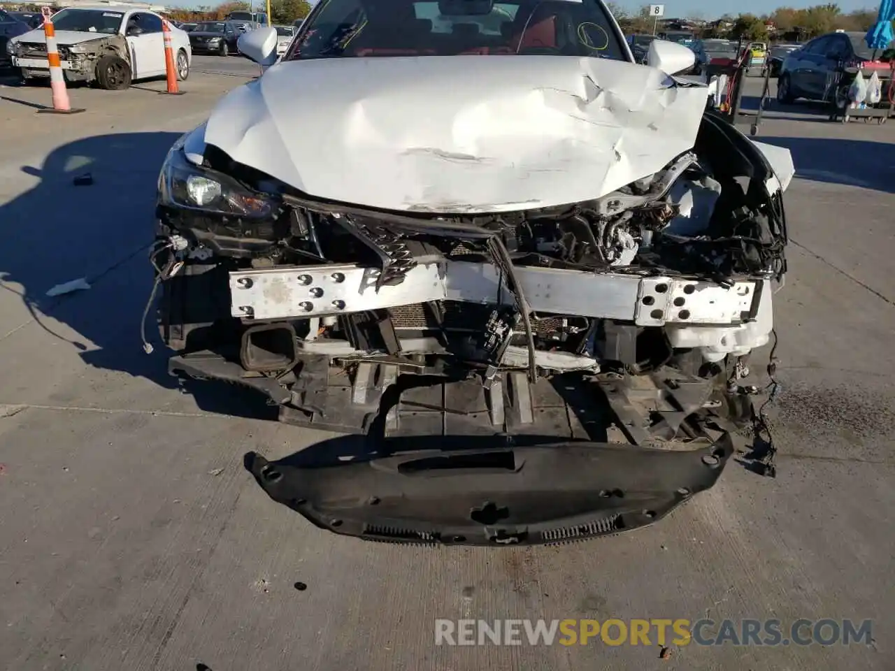 9 Photograph of a damaged car JTHGZ1B28L5035478 LEXUS IS 2020