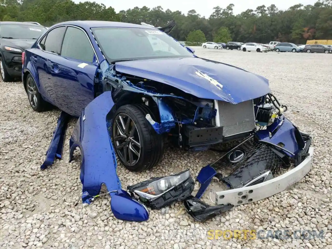 1 Photograph of a damaged car JTHGZ1B2XL5035501 LEXUS IS 2020