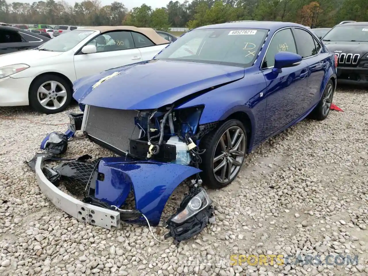 2 Photograph of a damaged car JTHGZ1B2XL5035501 LEXUS IS 2020