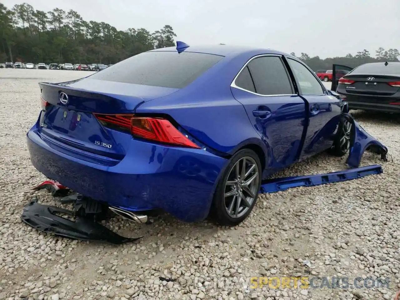 4 Photograph of a damaged car JTHGZ1B2XL5035501 LEXUS IS 2020