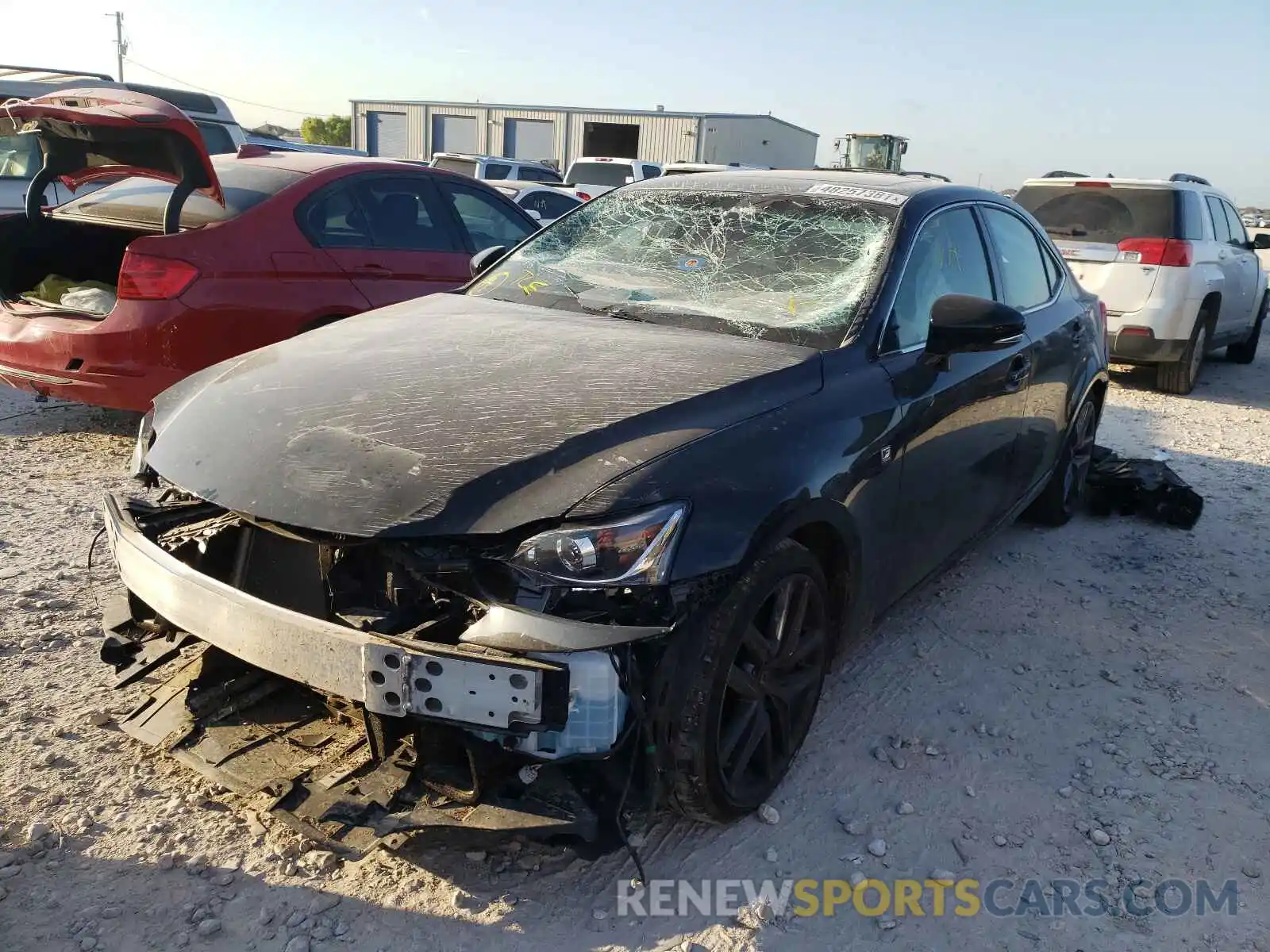 2 Photograph of a damaged car JTHGZ1B2XL5036955 LEXUS IS 2020