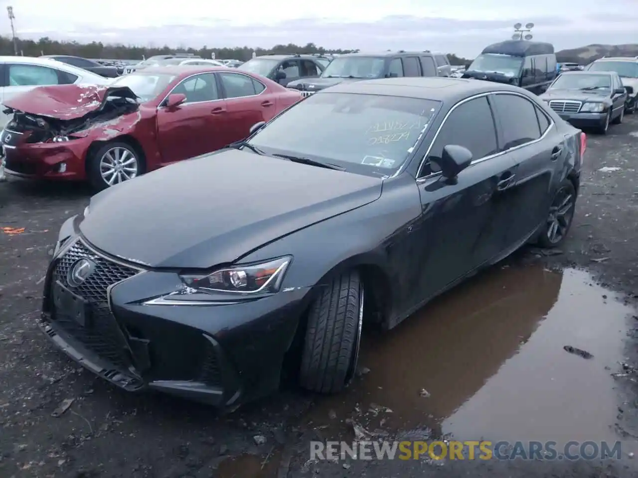 2 Photograph of a damaged car JTHGZ1E20L5018279 LEXUS IS 2020