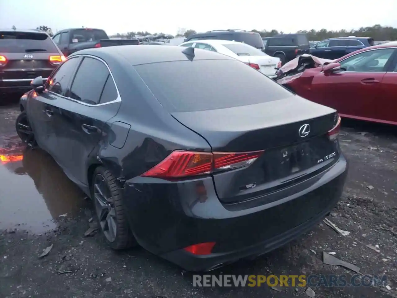 3 Photograph of a damaged car JTHGZ1E20L5018279 LEXUS IS 2020