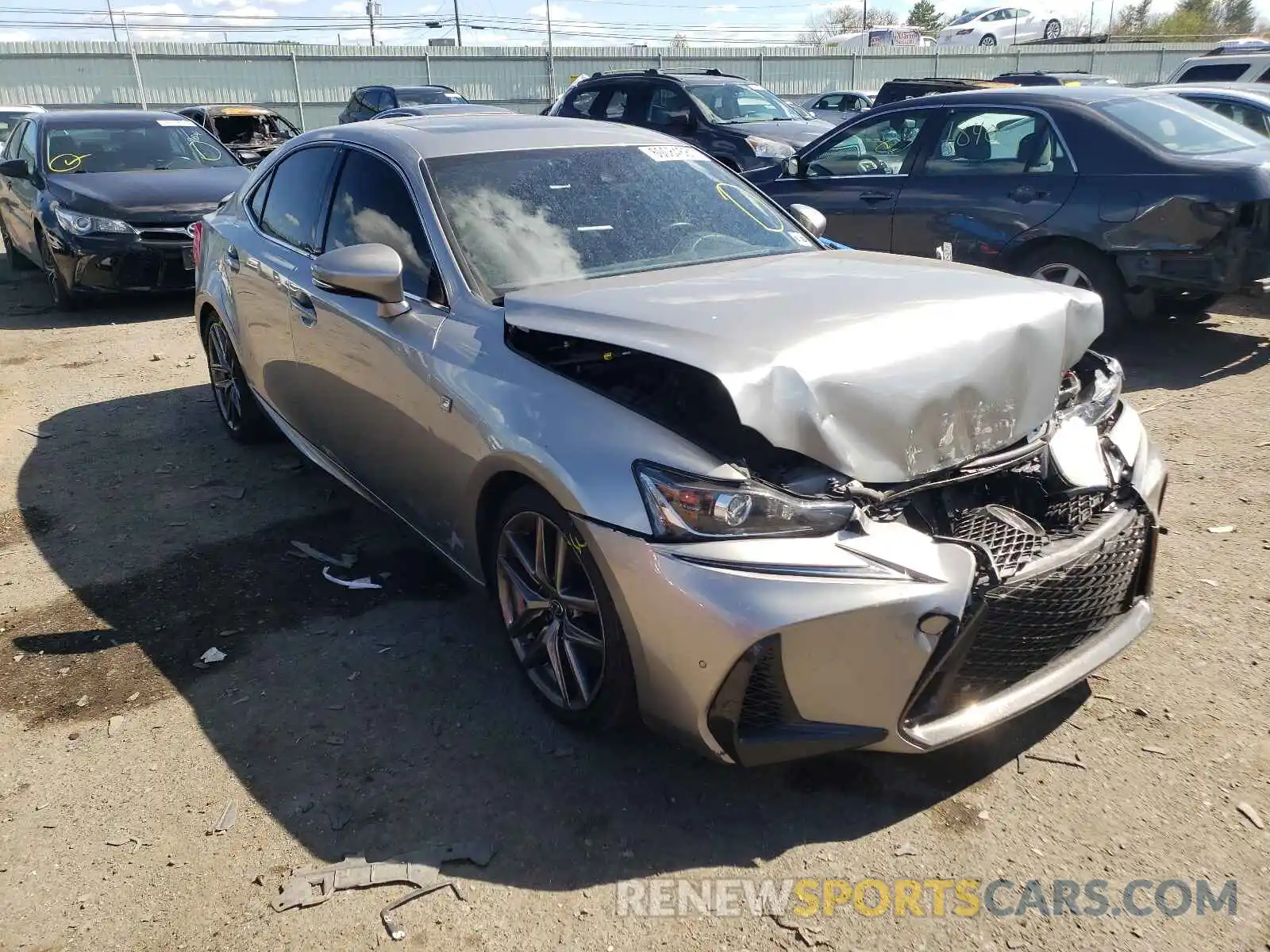 1 Photograph of a damaged car JTHGZ1E23L5017952 LEXUS IS 2020