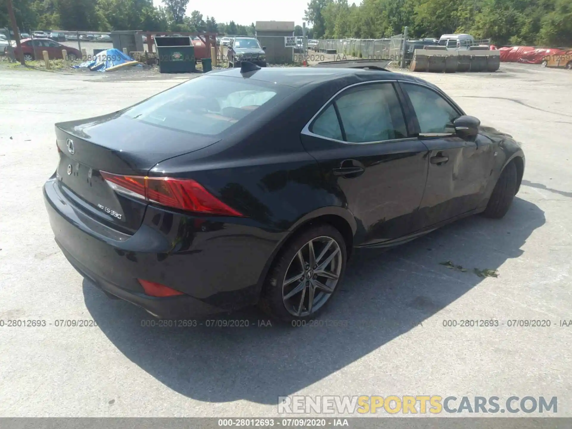 4 Photograph of a damaged car JTHGZ1E24L5017572 LEXUS IS 2020