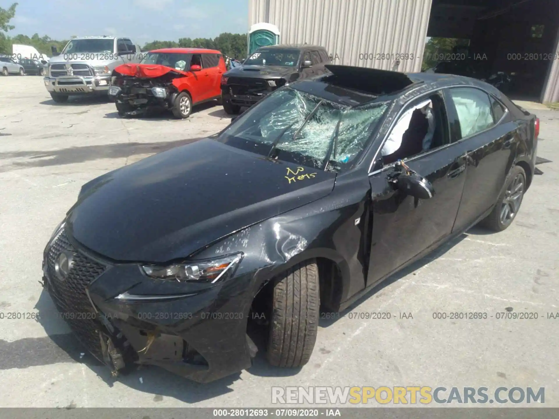 6 Photograph of a damaged car JTHGZ1E24L5017572 LEXUS IS 2020