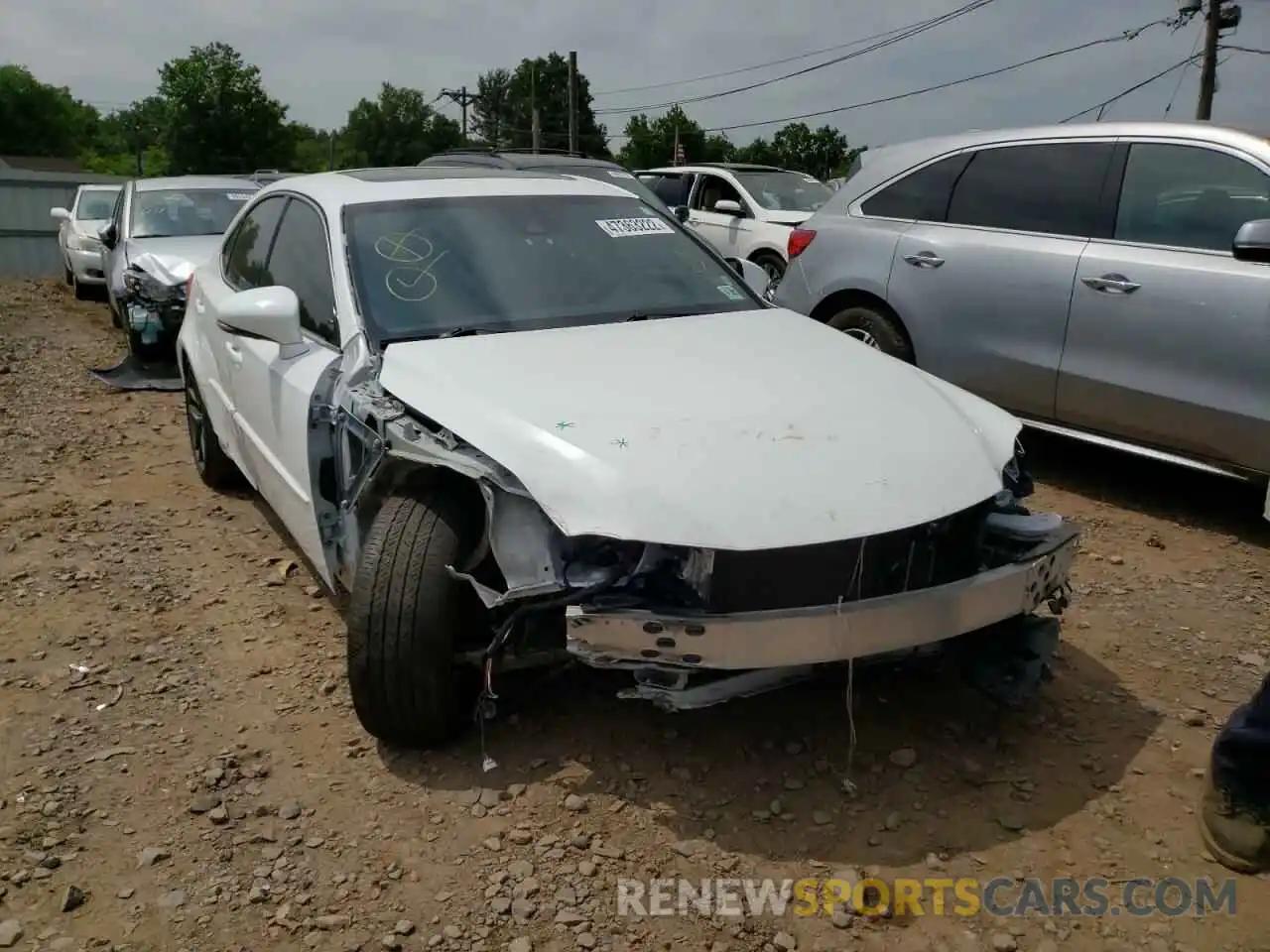 1 Photograph of a damaged car JTHGZ1E25L5017290 LEXUS IS 2020