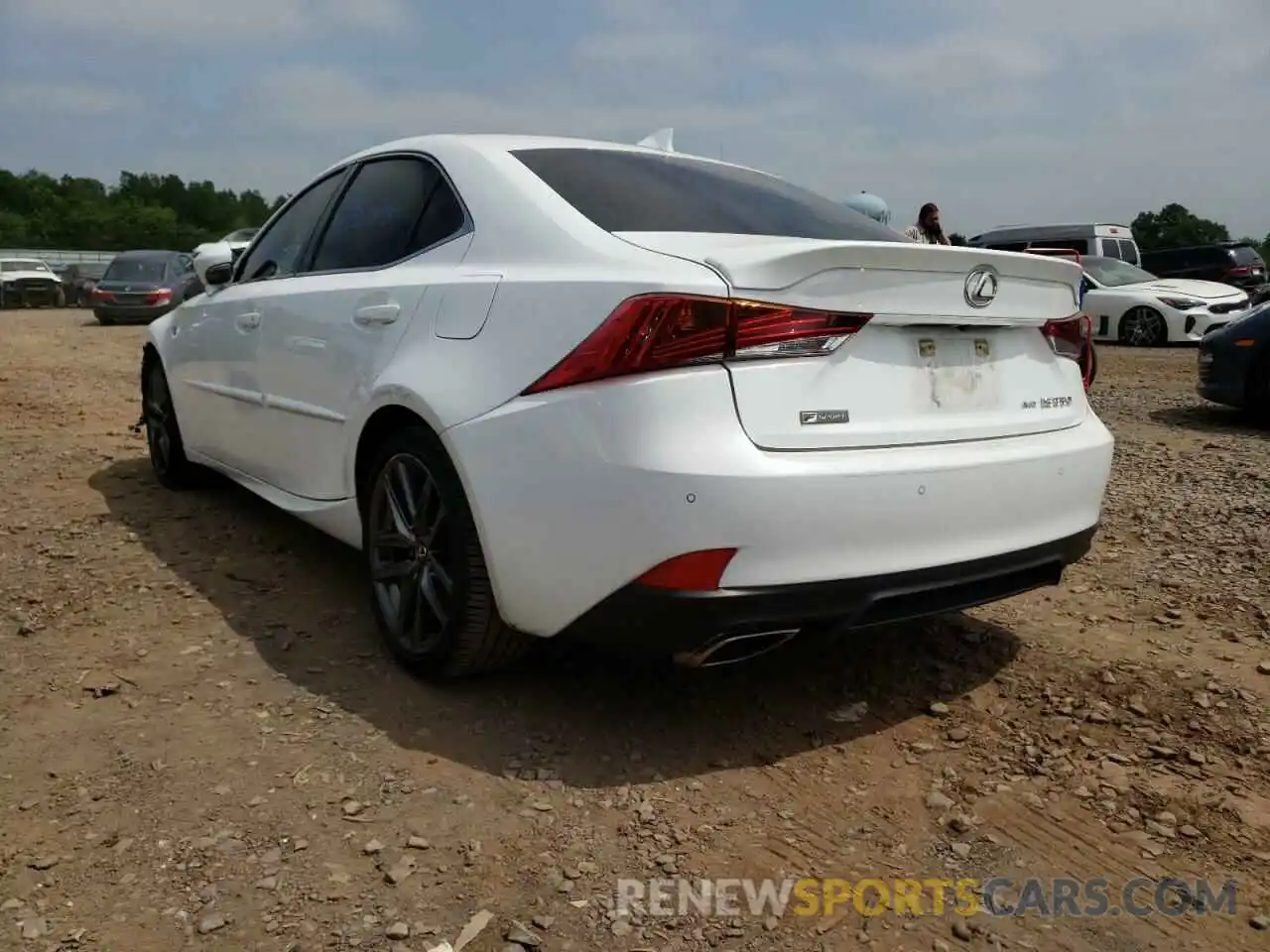 3 Photograph of a damaged car JTHGZ1E25L5017290 LEXUS IS 2020