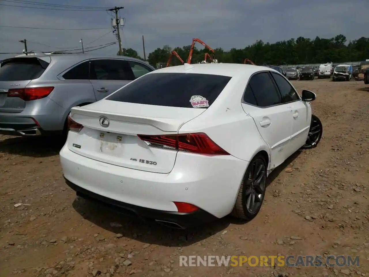 4 Photograph of a damaged car JTHGZ1E25L5017290 LEXUS IS 2020