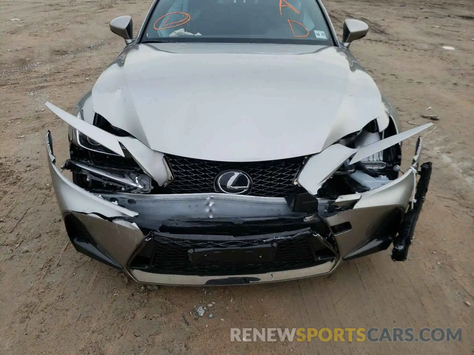 9 Photograph of a damaged car JTHGZ1E25L5017712 LEXUS IS 2020