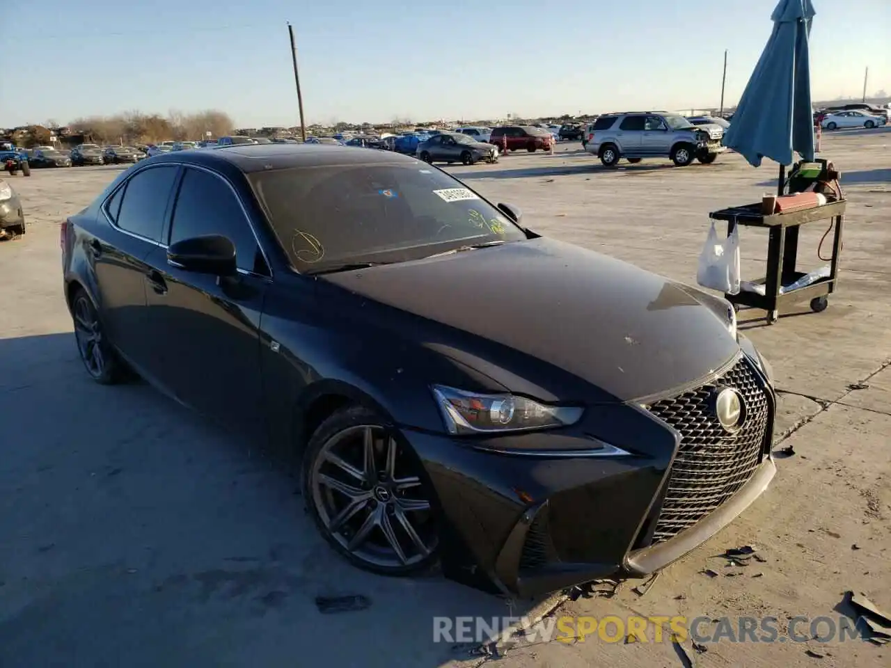 1 Photograph of a damaged car JTHGZ1E25L5018245 LEXUS IS 2020