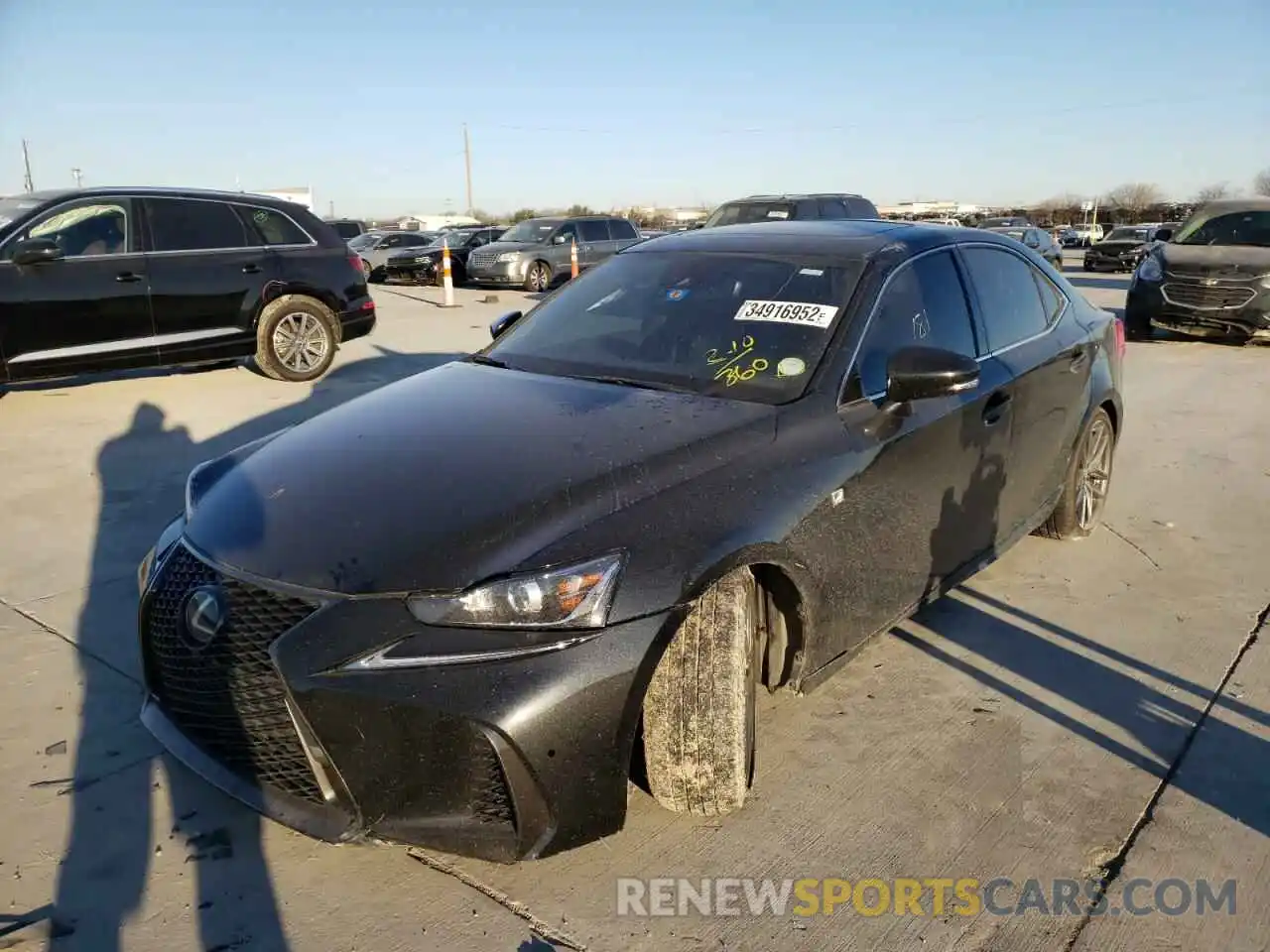 2 Photograph of a damaged car JTHGZ1E25L5018245 LEXUS IS 2020