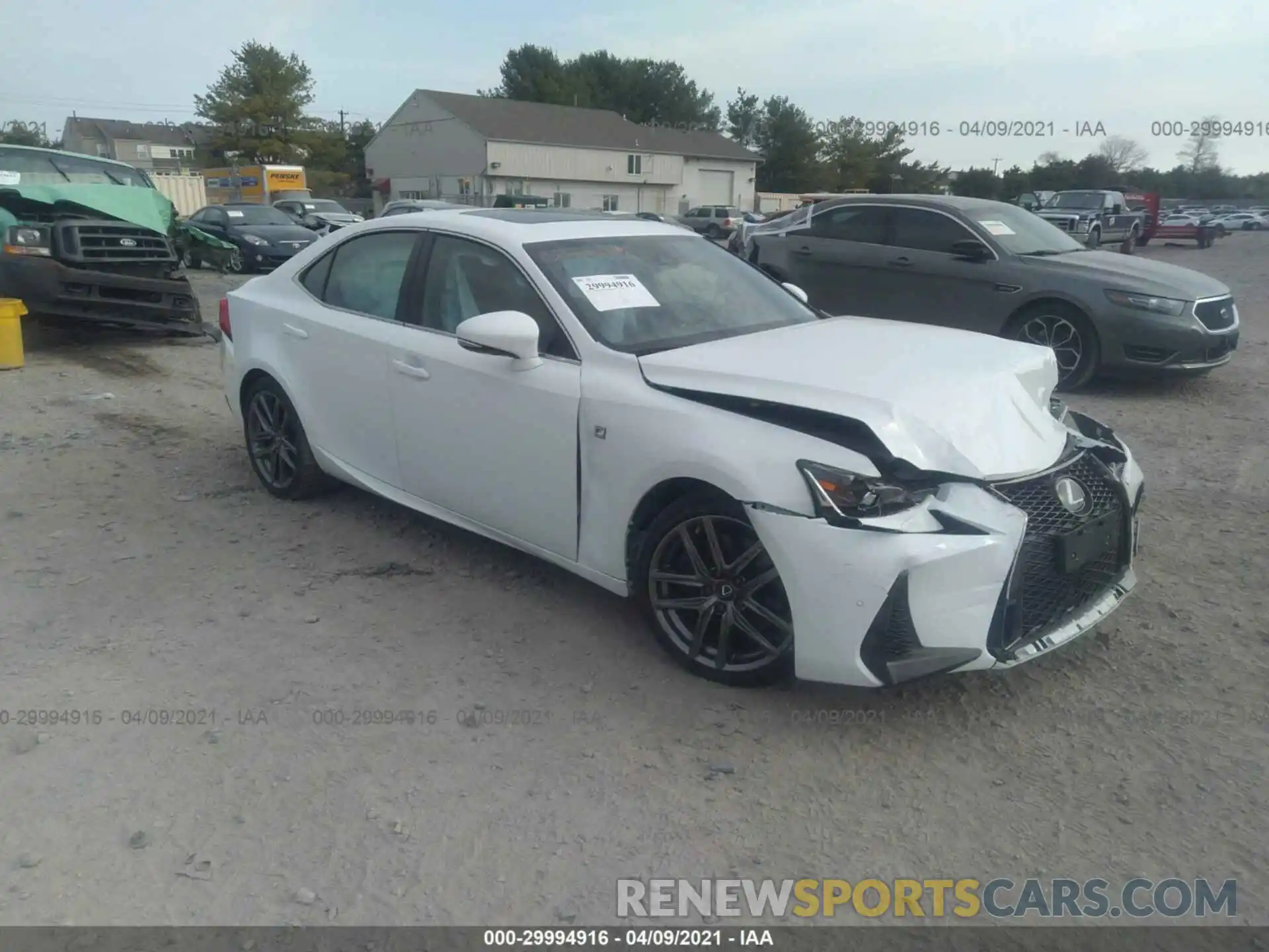 1 Photograph of a damaged car JTHGZ1E28L5017588 LEXUS IS 2020