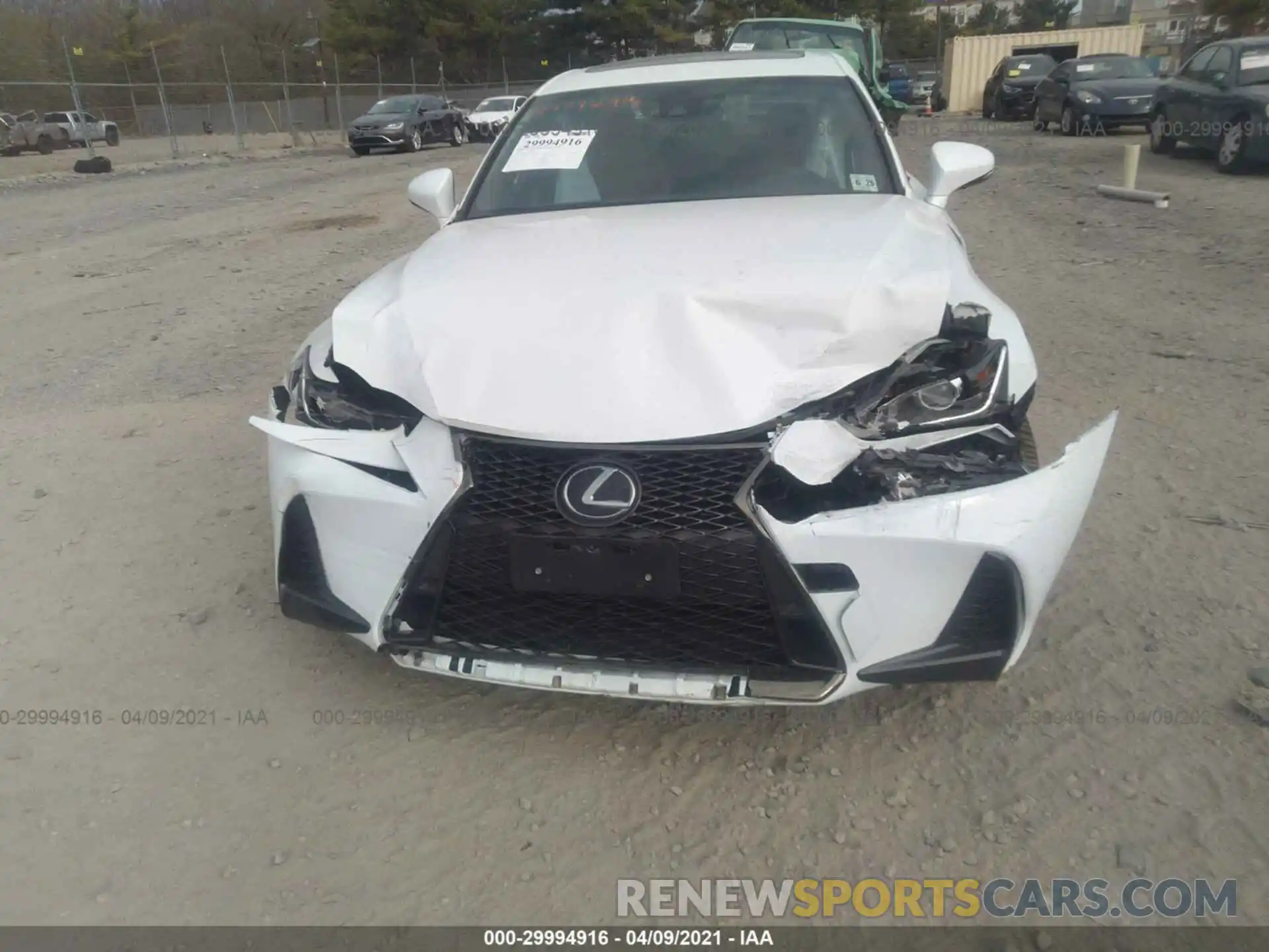 6 Photograph of a damaged car JTHGZ1E28L5017588 LEXUS IS 2020