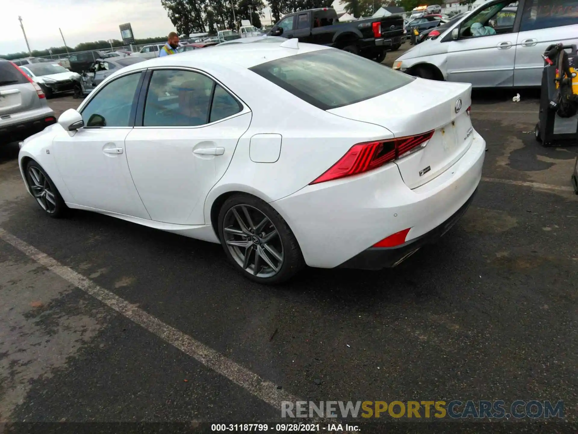 3 Photograph of a damaged car JTHGZ1E29L5017907 LEXUS IS 2020