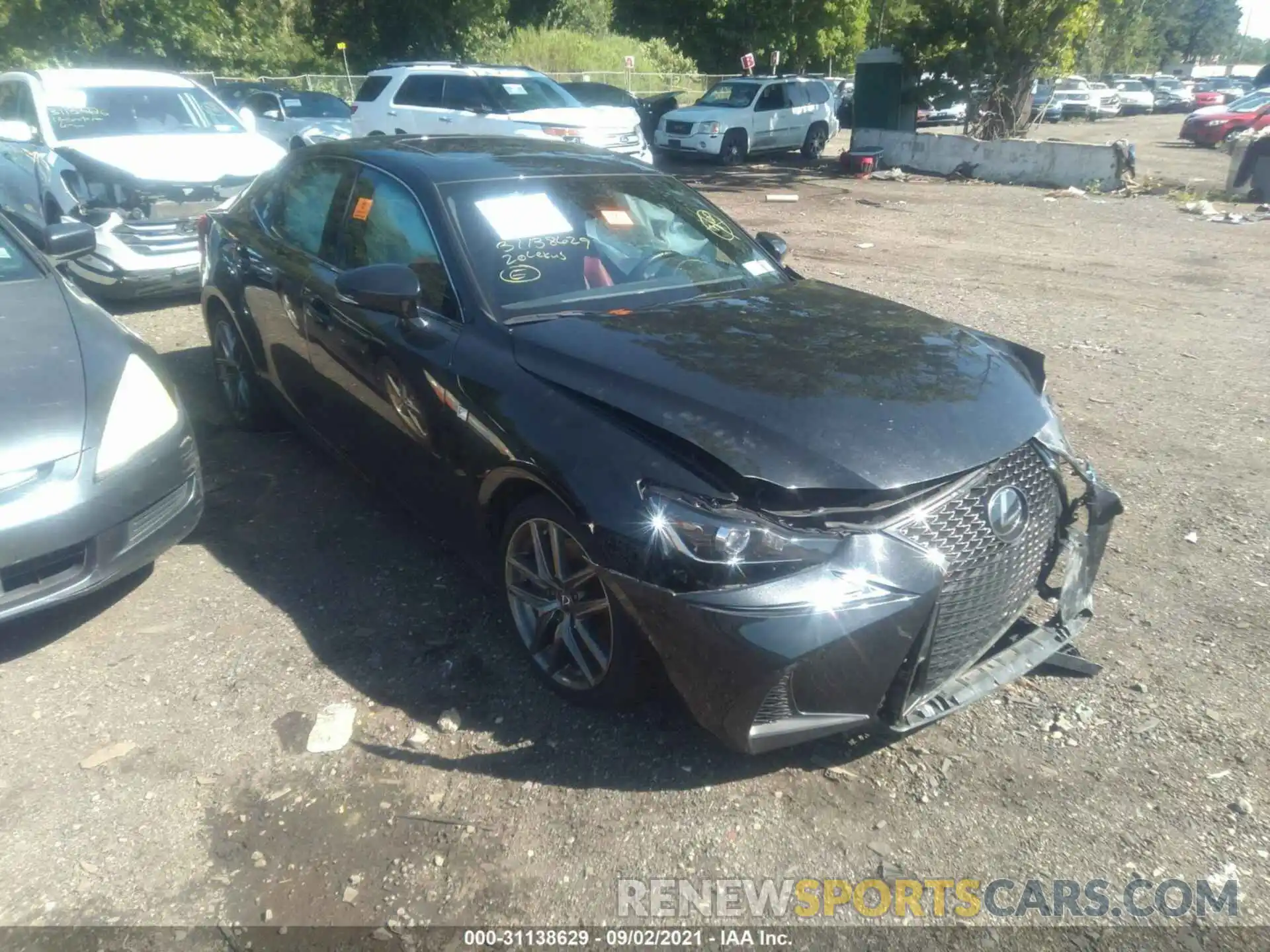 1 Photograph of a damaged car JTHGZ1E29L5017924 LEXUS IS 2020