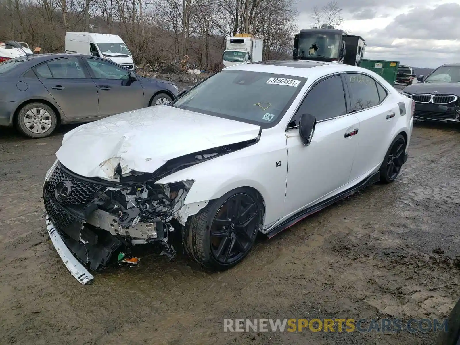 2 Photograph of a damaged car JTHGZ1E2XL5017916 LEXUS IS 2020