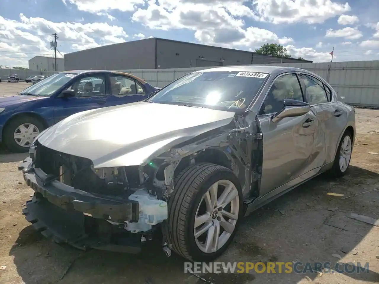 2 Photograph of a damaged car JTHA81F20M5046818 LEXUS IS 2021