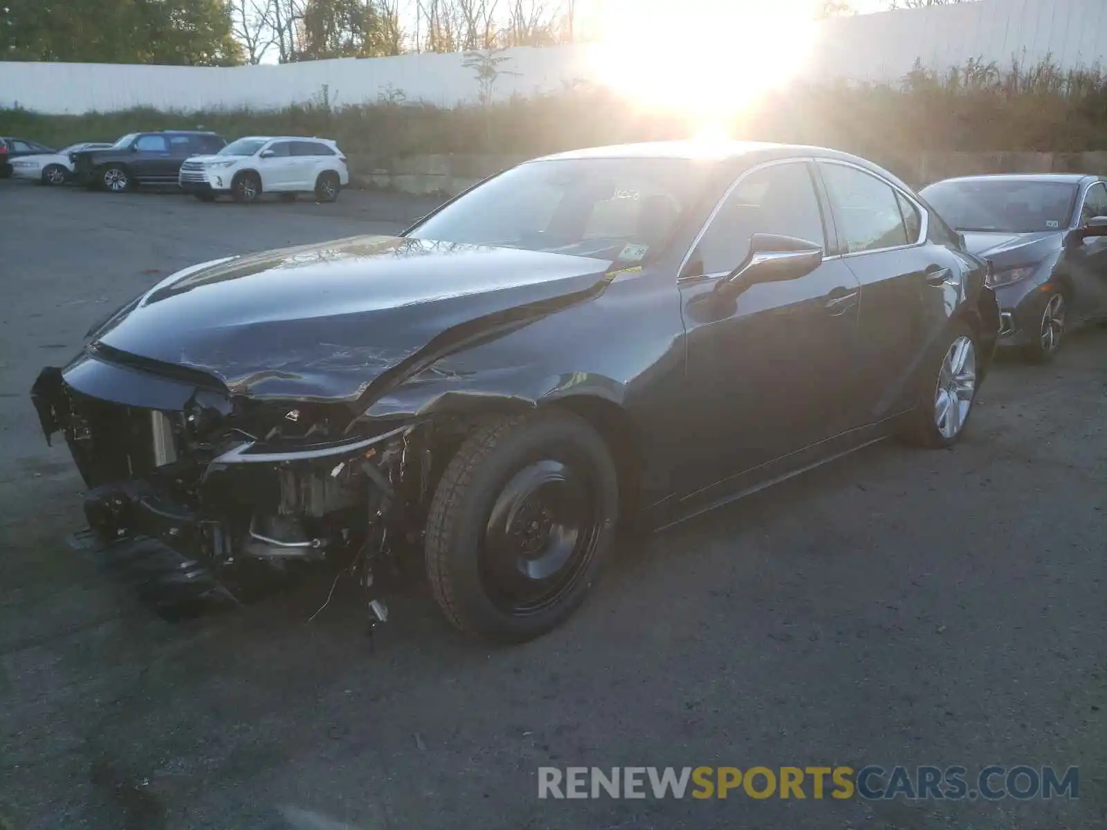 2 Photograph of a damaged car JTHA81F21M5046052 LEXUS IS 2021