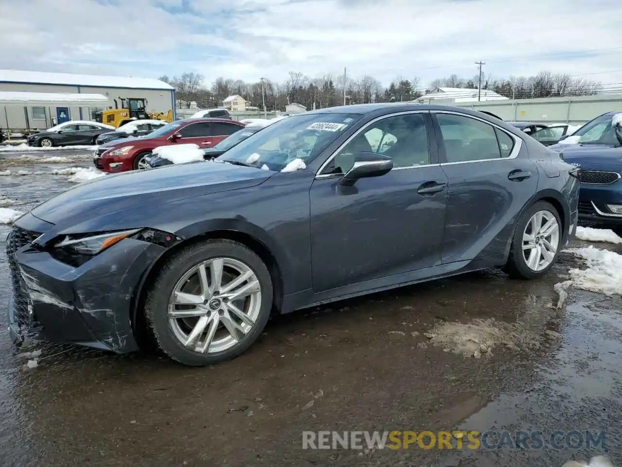 1 Photograph of a damaged car JTHA81F25M5046233 LEXUS IS 2021