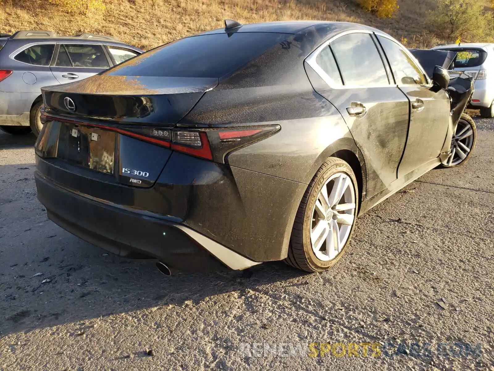 4 Photograph of a damaged car JTHA81F28M5045593 LEXUS IS 2021