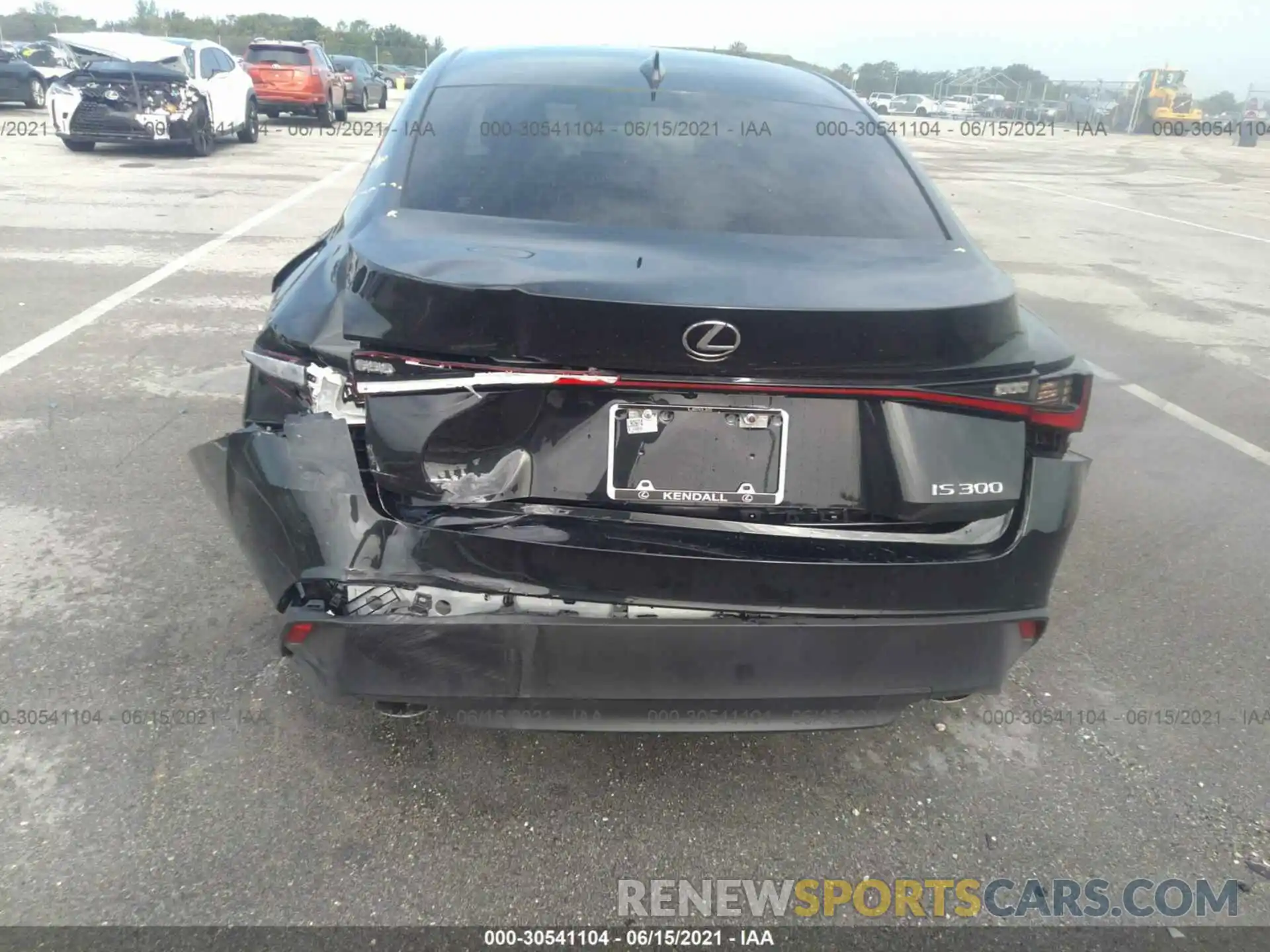 6 Photograph of a damaged car JTHAA1D20M5112579 LEXUS IS 2021