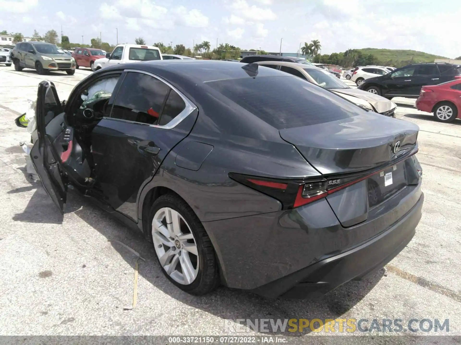 3 Photograph of a damaged car JTHAA1D20M5112873 LEXUS IS 2021