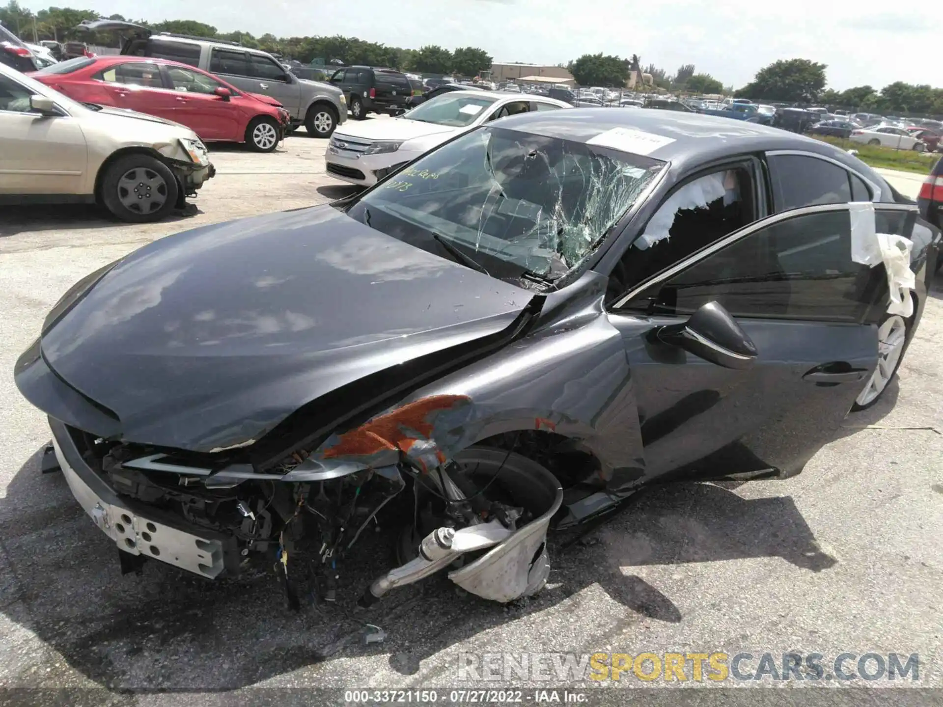 6 Photograph of a damaged car JTHAA1D20M5112873 LEXUS IS 2021