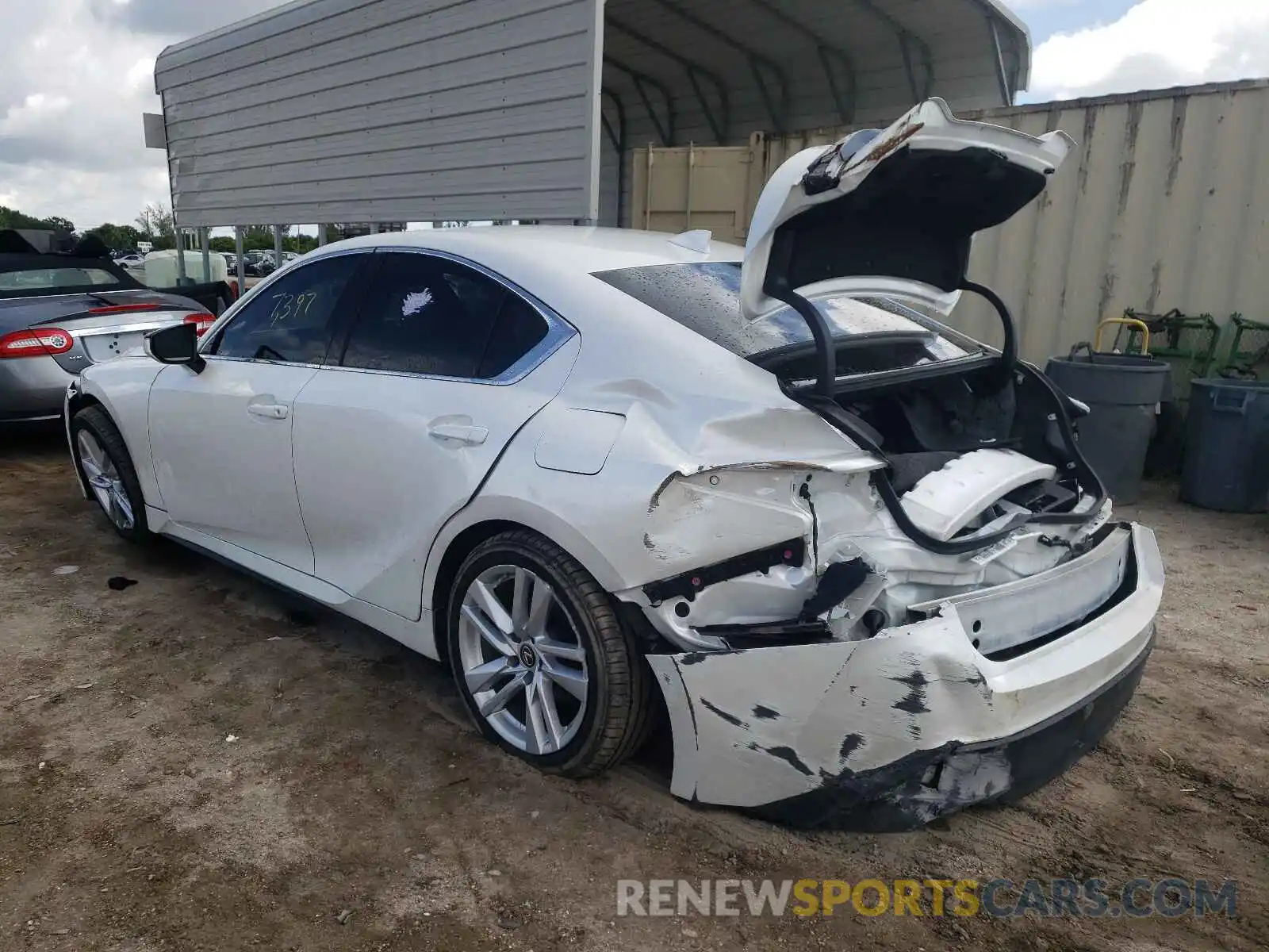 3 Photograph of a damaged car JTHAA1D21M5112624 LEXUS IS 2021