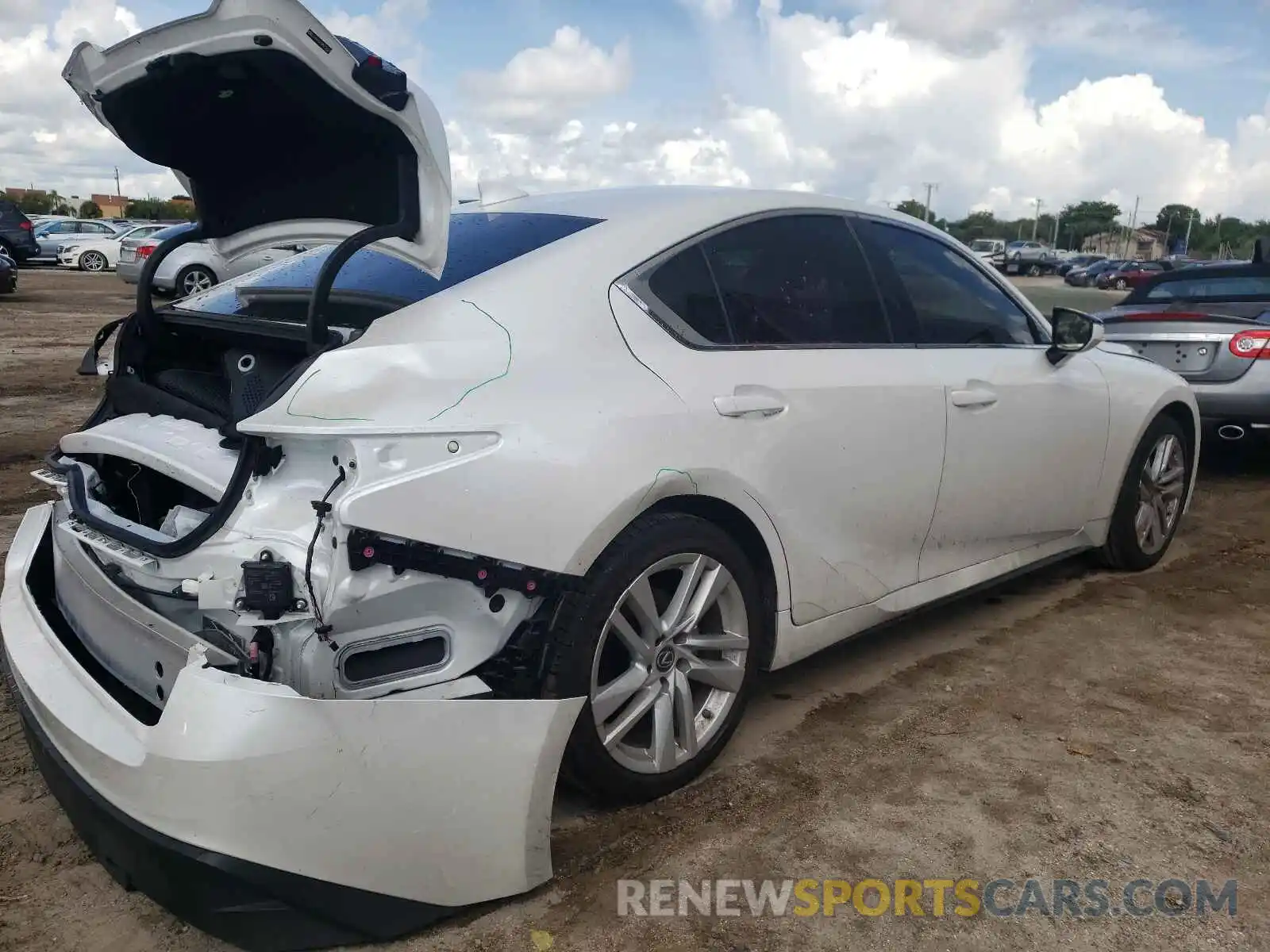 4 Photograph of a damaged car JTHAA1D21M5112624 LEXUS IS 2021