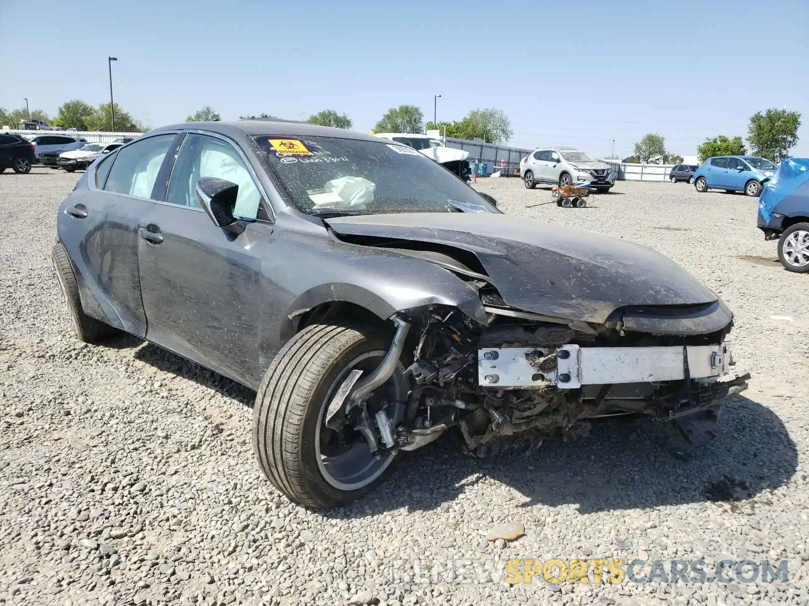 1 Photograph of a damaged car JTHAA1D22M5111630 LEXUS IS 2021