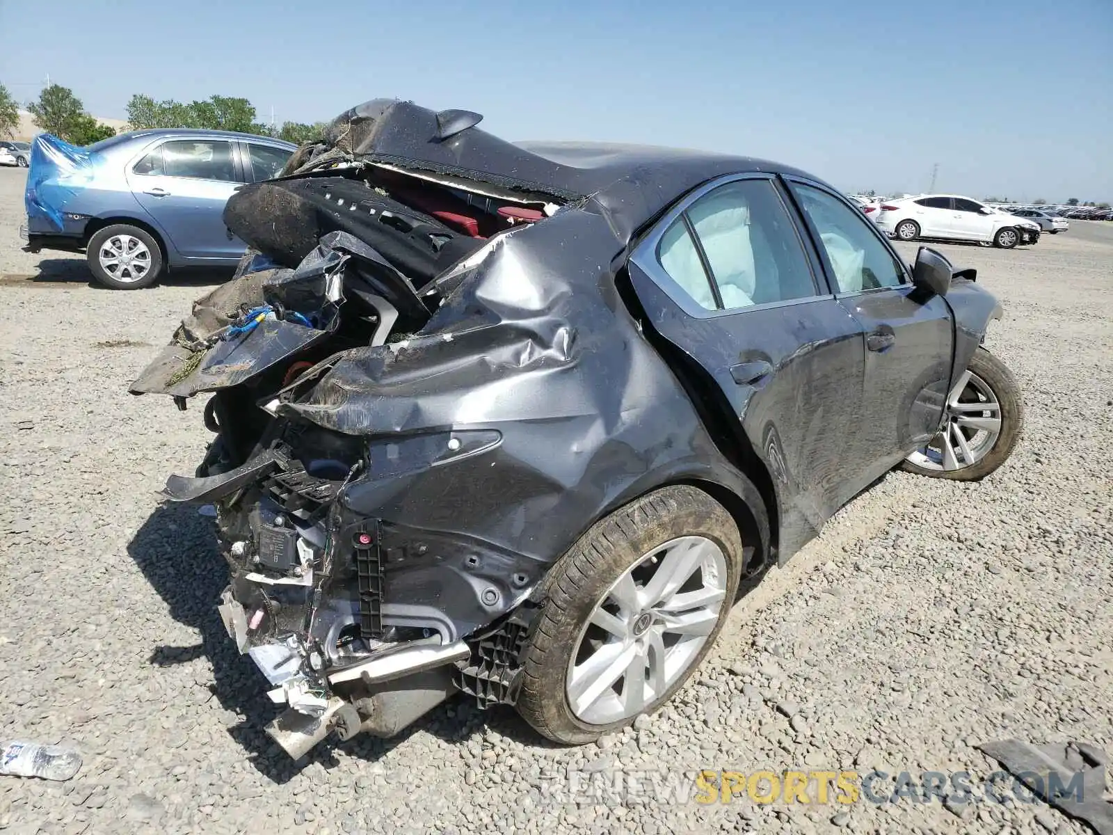 4 Photograph of a damaged car JTHAA1D22M5111630 LEXUS IS 2021