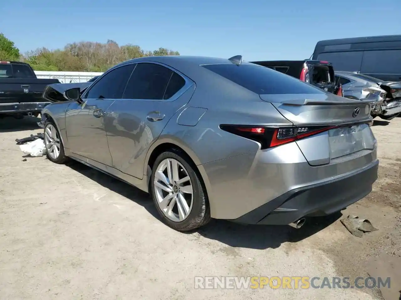 2 Photograph of a damaged car JTHAA1D22M5115970 LEXUS IS 2021