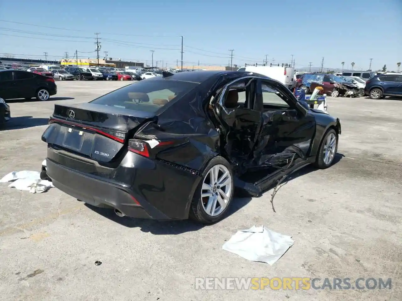 4 Photograph of a damaged car JTHAA1D23M5110468 LEXUS IS 2021